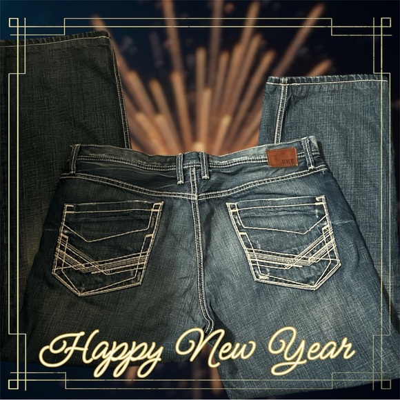 BKE Dark Wash Men's Jeans - Picture 3 of 12